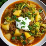 Hackfleisch-Spitzkohl-Kartoffel-Eintopf