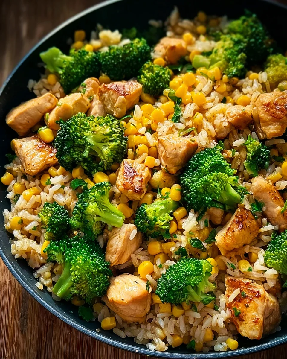 Hähnchen-Reis-Pfanne