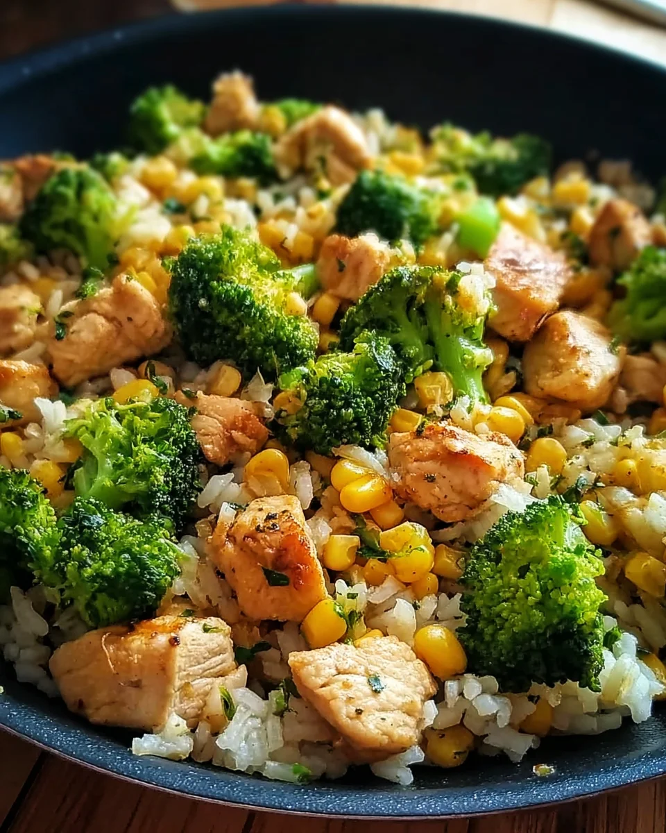 Hähnchen-Reis-Pfanne