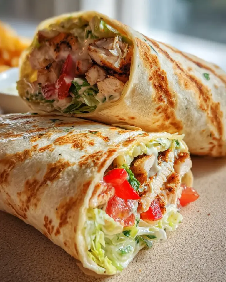 Hähnchen-Wraps – SOOO gut – das BESTE Rezept