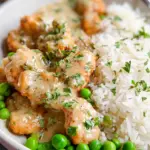 Hähnchengeschnetzeltes mit Reis