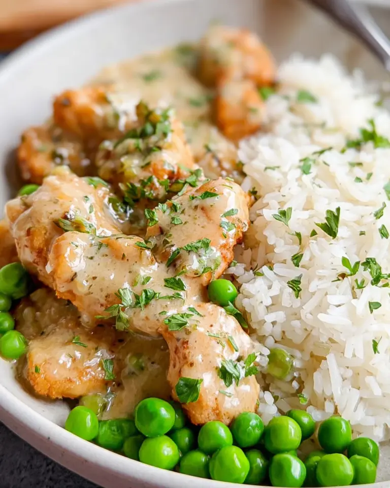 Hähnchengeschnetzeltes mit Reis