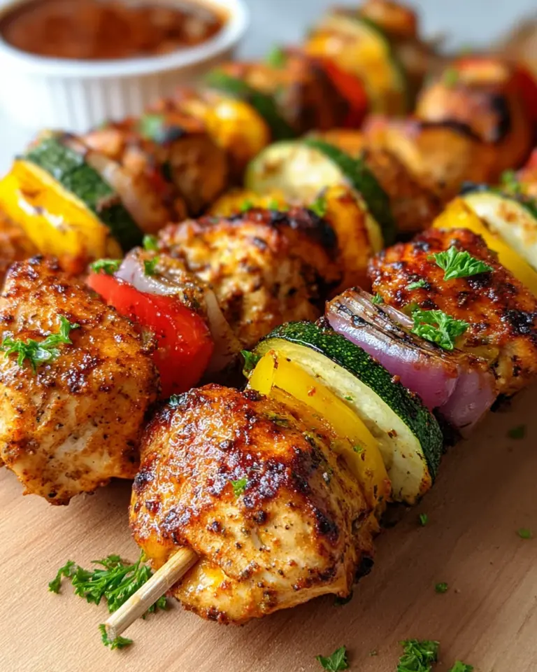 Hähnchenspieße aus der Heißluftfritteuse