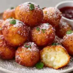 Hüttenkäsebällchen aus der Heißluftfritteuse