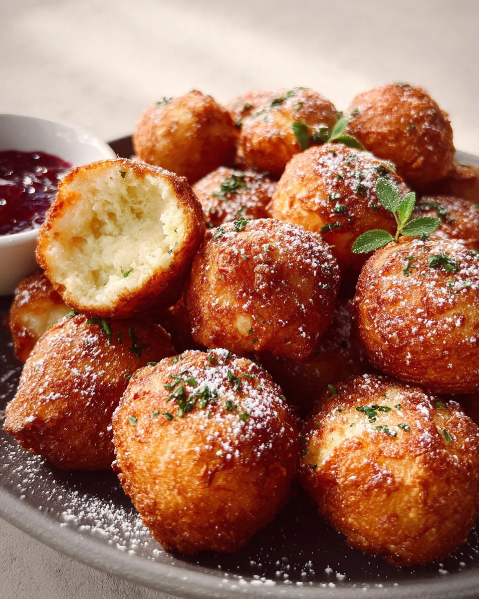 Hüttenkäsebällchen