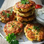 Hüttenkäsetaler mit Haferflocken