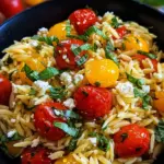 Italienischer Orzo Salat (schnelles Rezept)