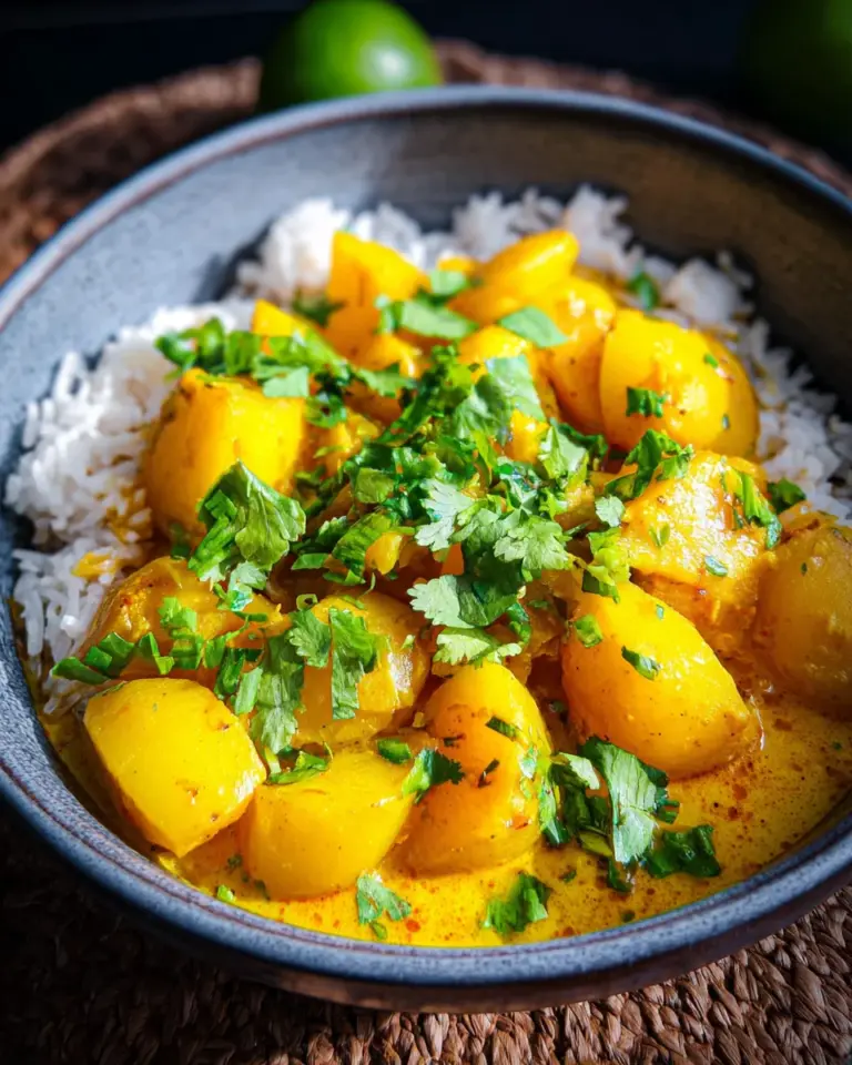 Kartoffelcurry – würzig und cremig