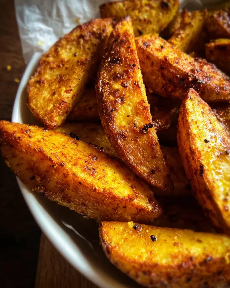 Knusprige Kartoffel Wedges (Rezept aus dem Ofen)