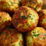 Knusprige Zucchini-Feta-Bällchen