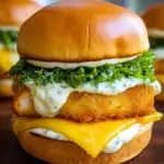 Knuspriger Burger mit Fisch