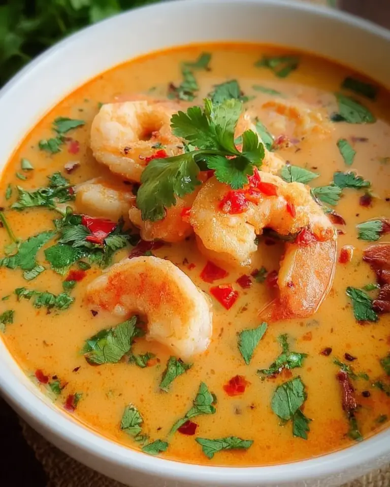 Kokos-Shrimps-Suppe
