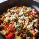 Kritharaki Hackfleisch Pfanne