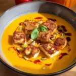Kürbissuppe mit Halloumi: 8 Zutaten zum Glück