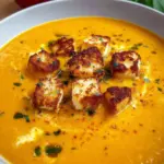 Kürbissuppe mit Halloumi: 8 Zutaten zum Glück