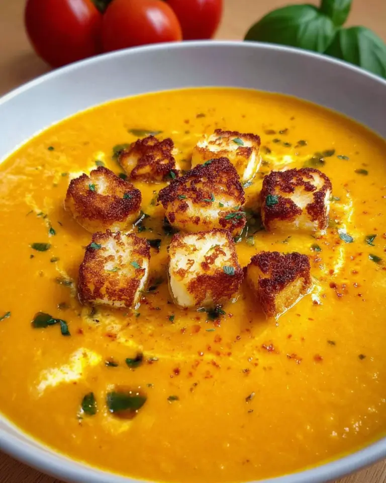 Kürbissuppe mit Halloumi: 8 Zutaten zum Glück