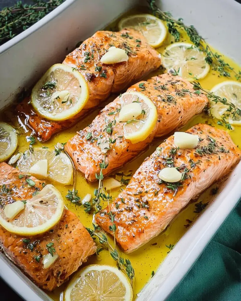 Leckerer Zitronen-Lachs aus dem Ofen