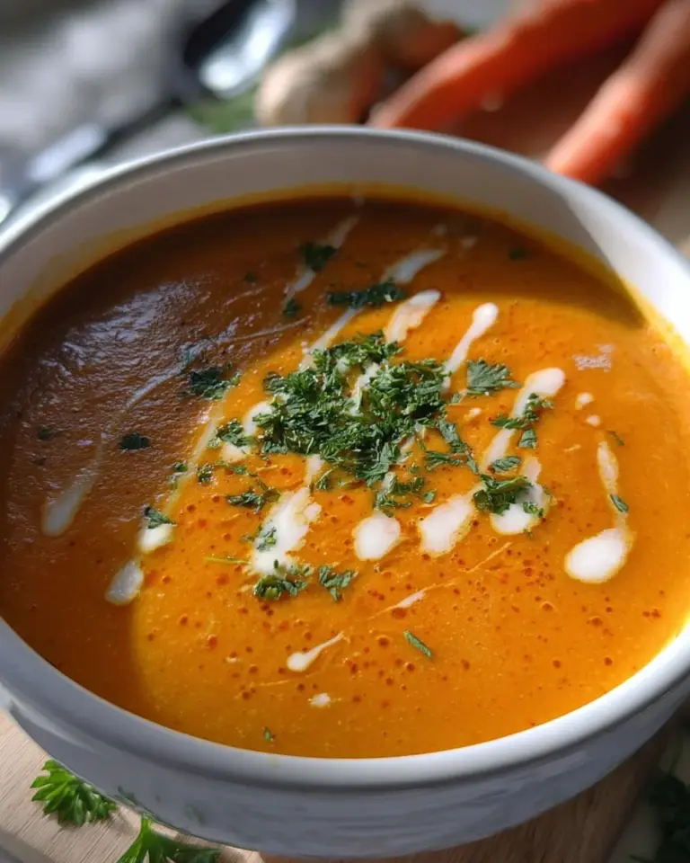 Möhrensuppe mit Ingwer und Orange