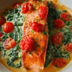 Ofenlachs mit Spinat - schnell & einfach