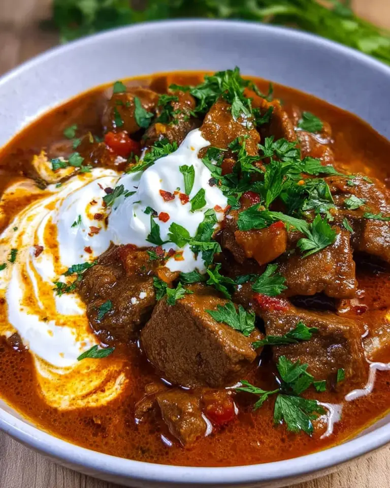 Omas Gulasch Rezept: 1 Stunde köcheln, umwerfend!