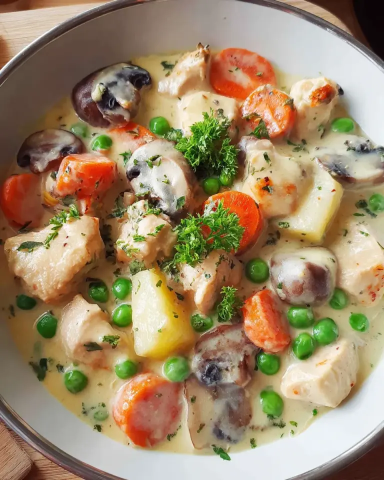 Omas Hühnerfrikassee - schnelles Rezept