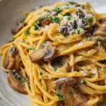 One-Pot-Spaghetti mit Champignons
