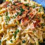Pasta Chicken Alfredo (einfaches Rezept)