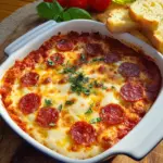 Pizza-Dip aus dem Ofen