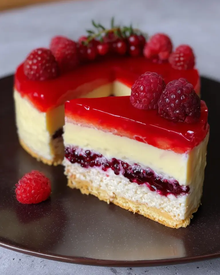 Puddingkuchen (einfaches Rezept ohne backen)