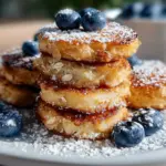 Quark-Taler mit Haferflocken