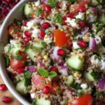 Quinoa Salat mit Feta