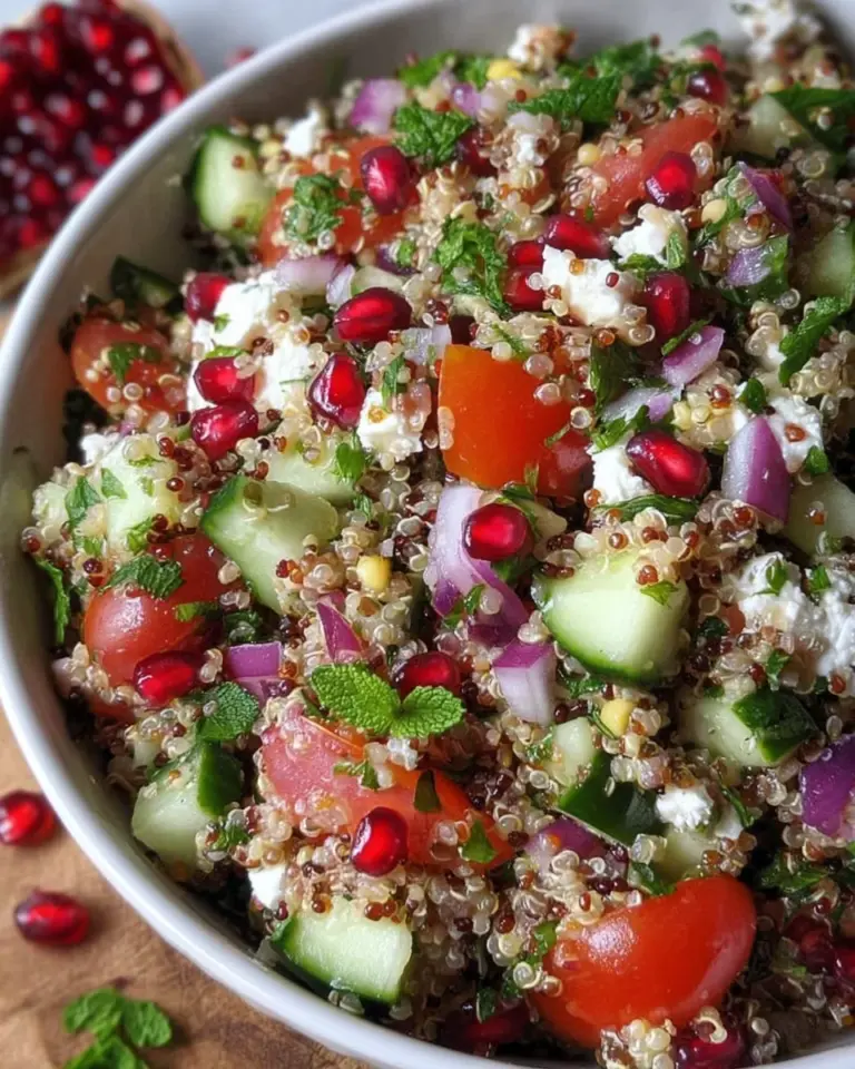 Quinoa Salat mit Feta