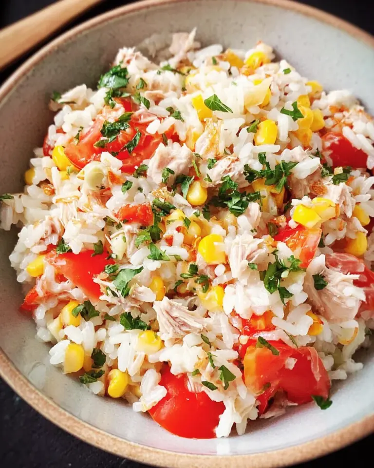 Reissalat mit Thunfisch - So lecker und gesund