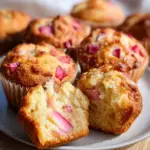 Rhabarber-Muffins super saftig