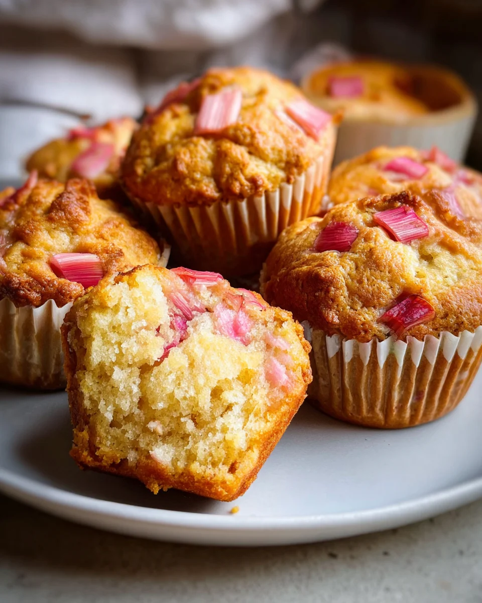 Rhabarber-Muffins