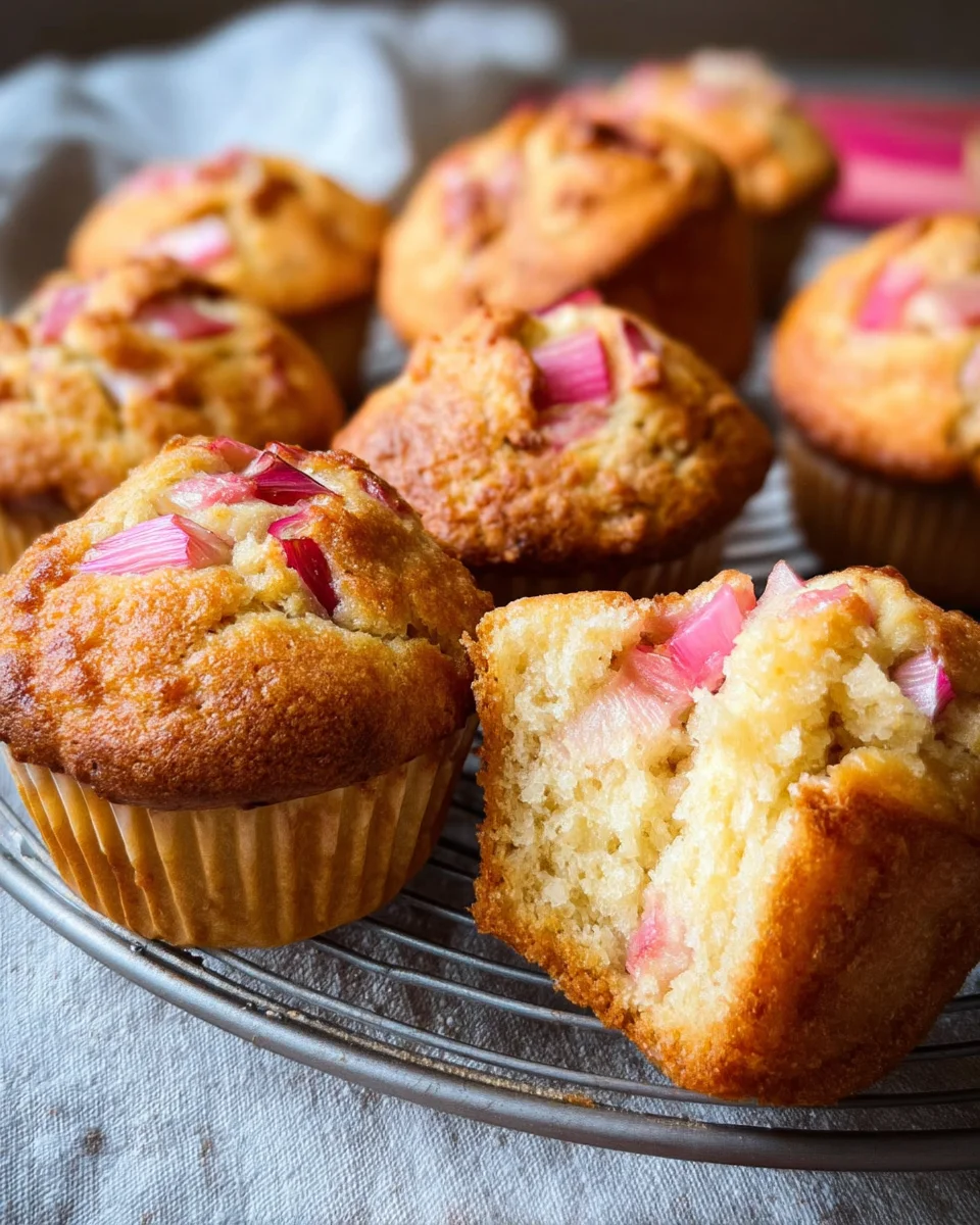Rhabarber-Muffins