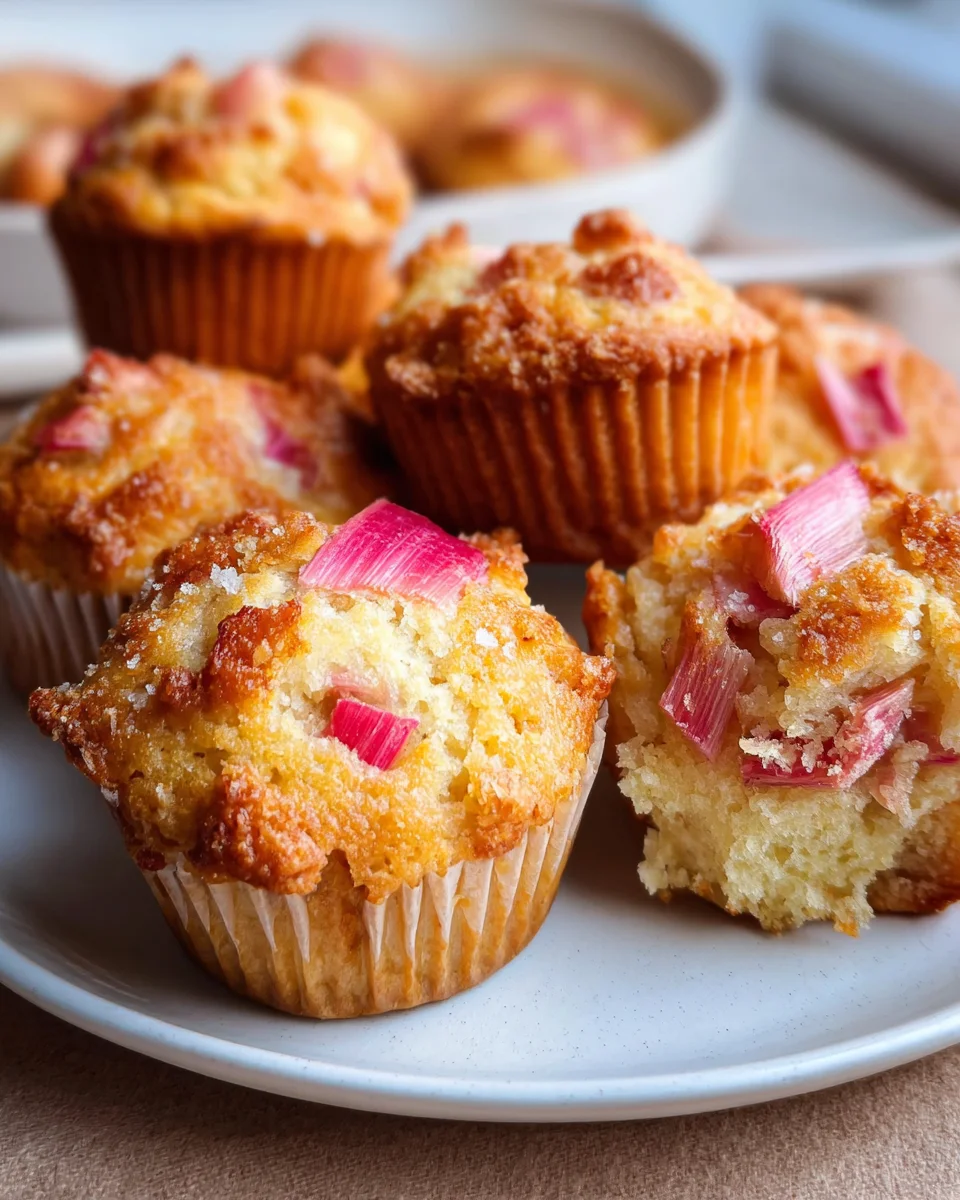 Rhabarber-Muffins