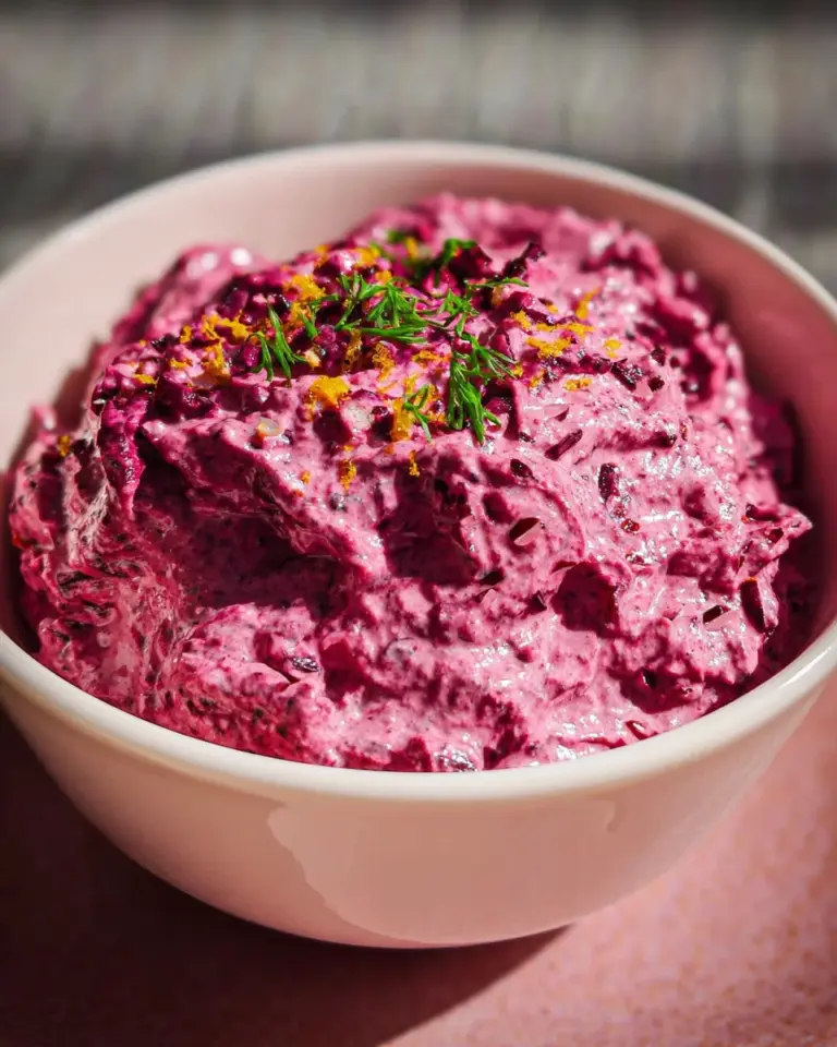 Rote Bete Dip Rezept - leckerer Aufstrich zu Brot