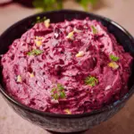 Rote Bete Dip Rezept - leckerer Aufstrich zu Brot