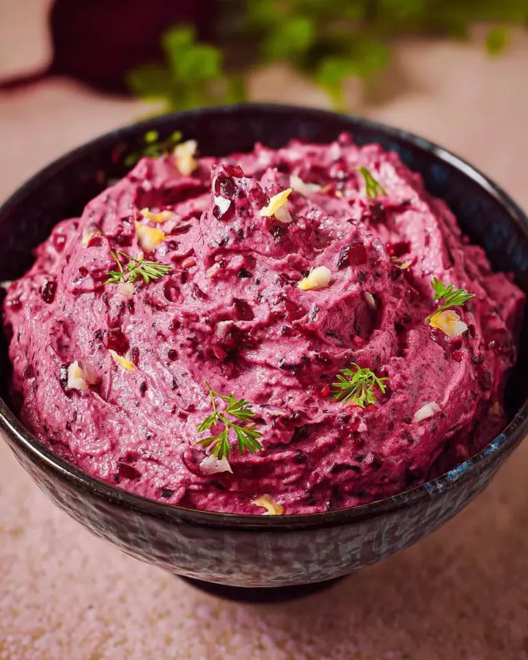 Rote Bete Dip Rezept - leckerer Aufstrich zu Brot
