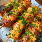 Saftige Hähnchenspieße