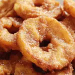 Schnelle gebackene Apfelringe