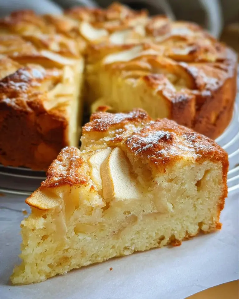 Schneller Apfelkuchen mit Rührteig