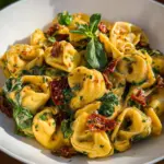 Schnelles Tortellini Rezept mit getrockneten Tomaten