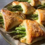 Spargel im Blätterteig