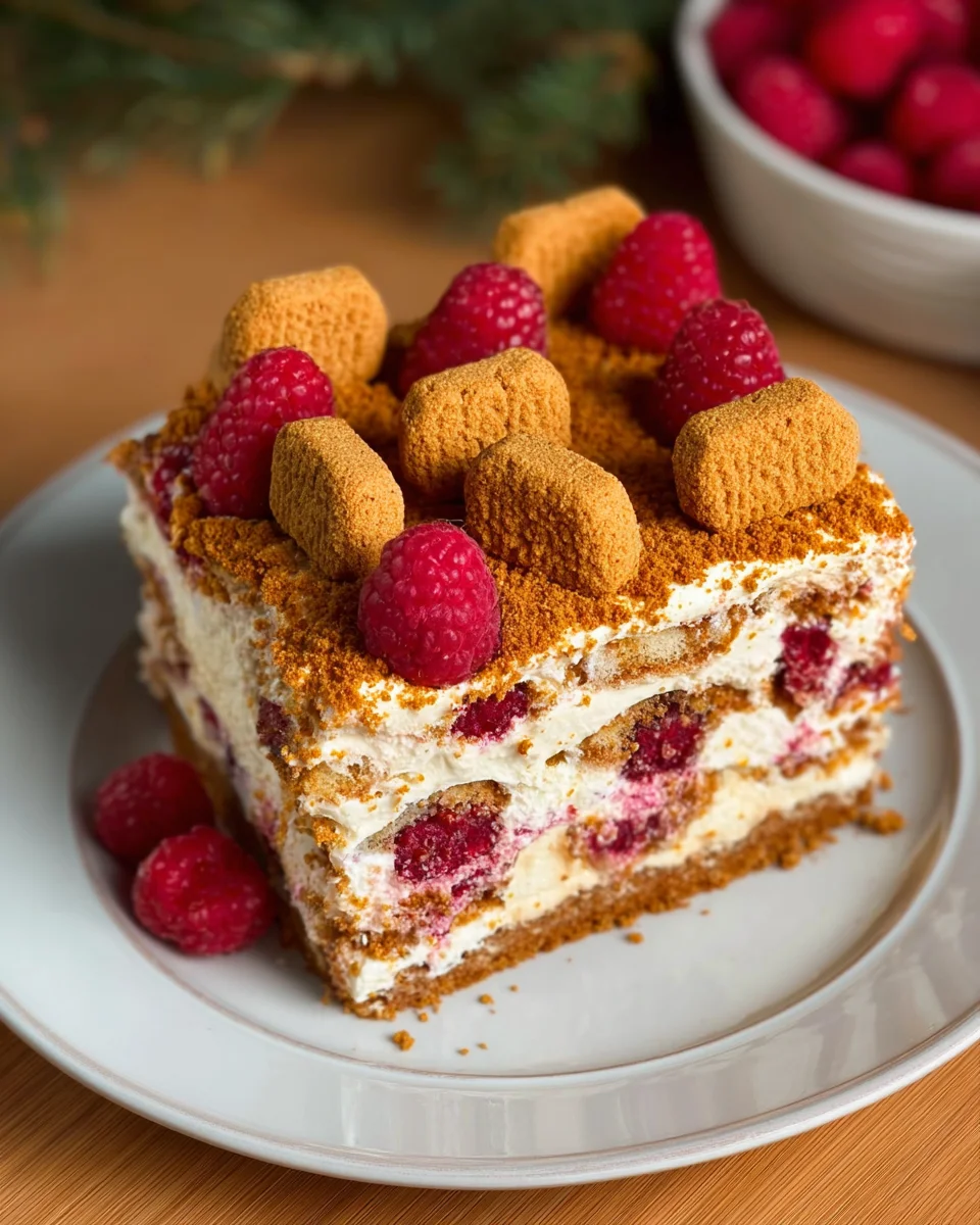 Spekulatius-Himbeer-Tiramisu