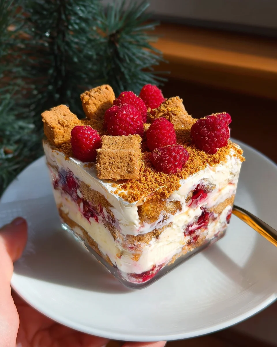 Spekulatius-Himbeer-Tiramisu