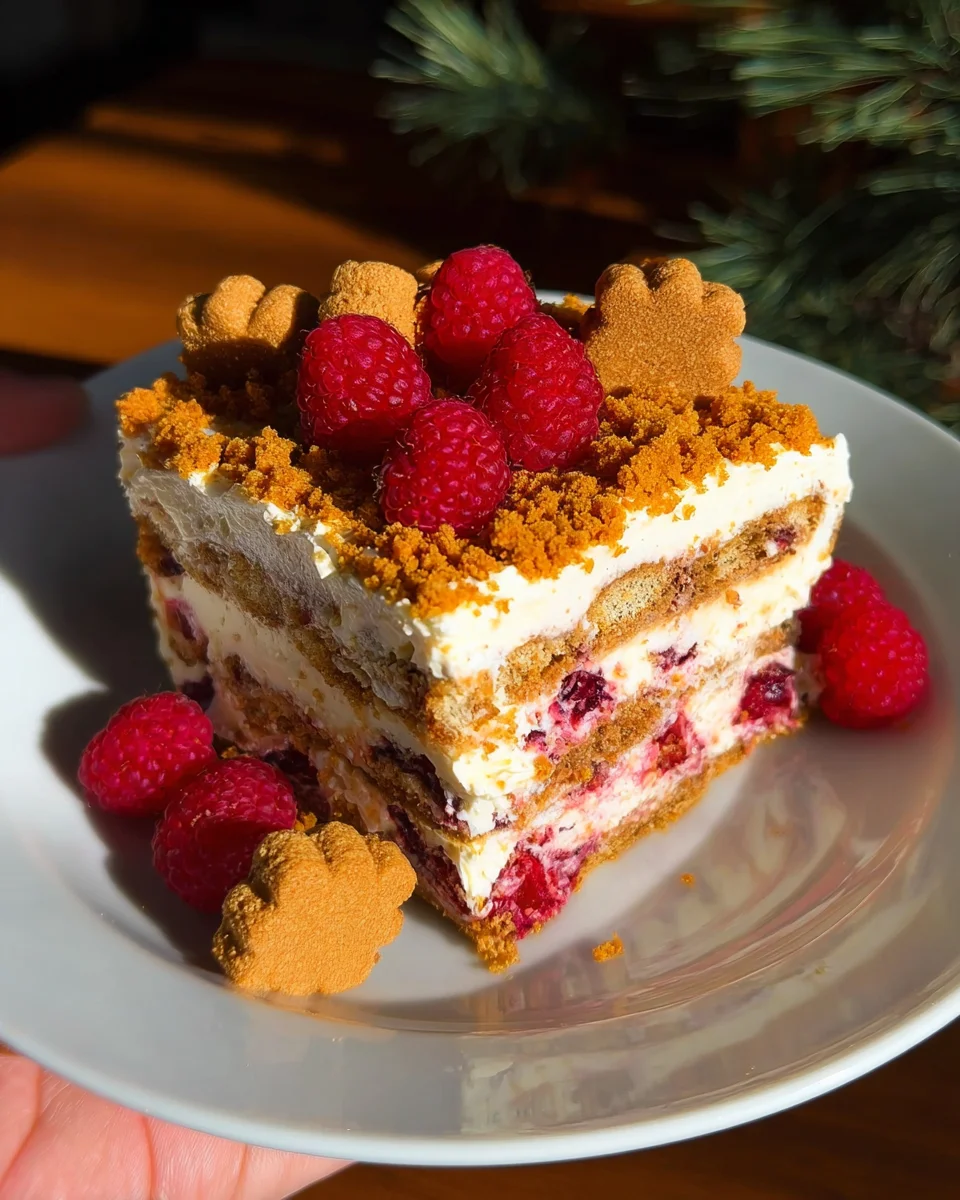 Spekulatius-Himbeer-Tiramisu