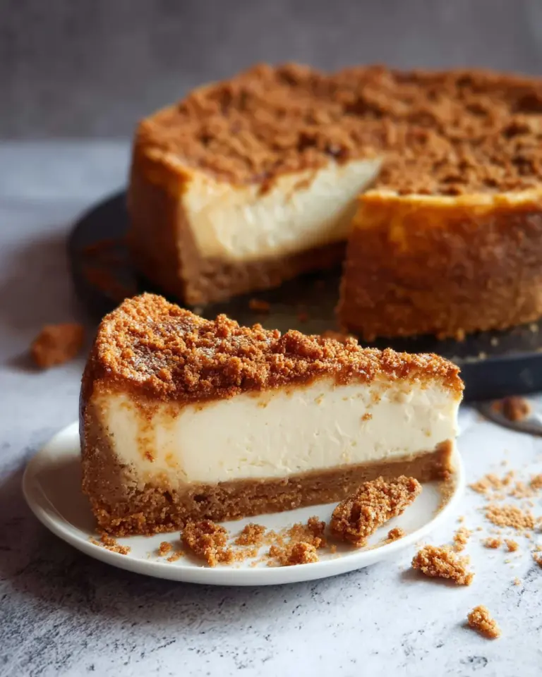 Spekulatius-Käsekuchen - einfach & cremig
