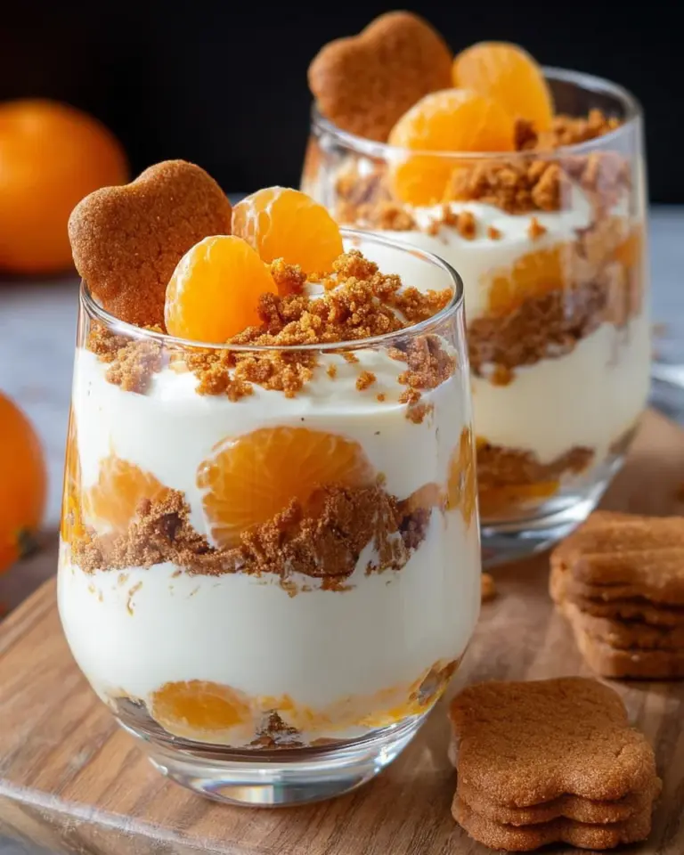 Spekulatius-Mandarinen-Quark-Creme